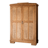 Large Parisian wardrobe in solid wood (renovated)