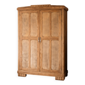 Large Parisian wardrobe in solid wood (renovated)