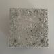 Recessed ceiling light in crystal, glass and metal, square design, 1960s, Germany
