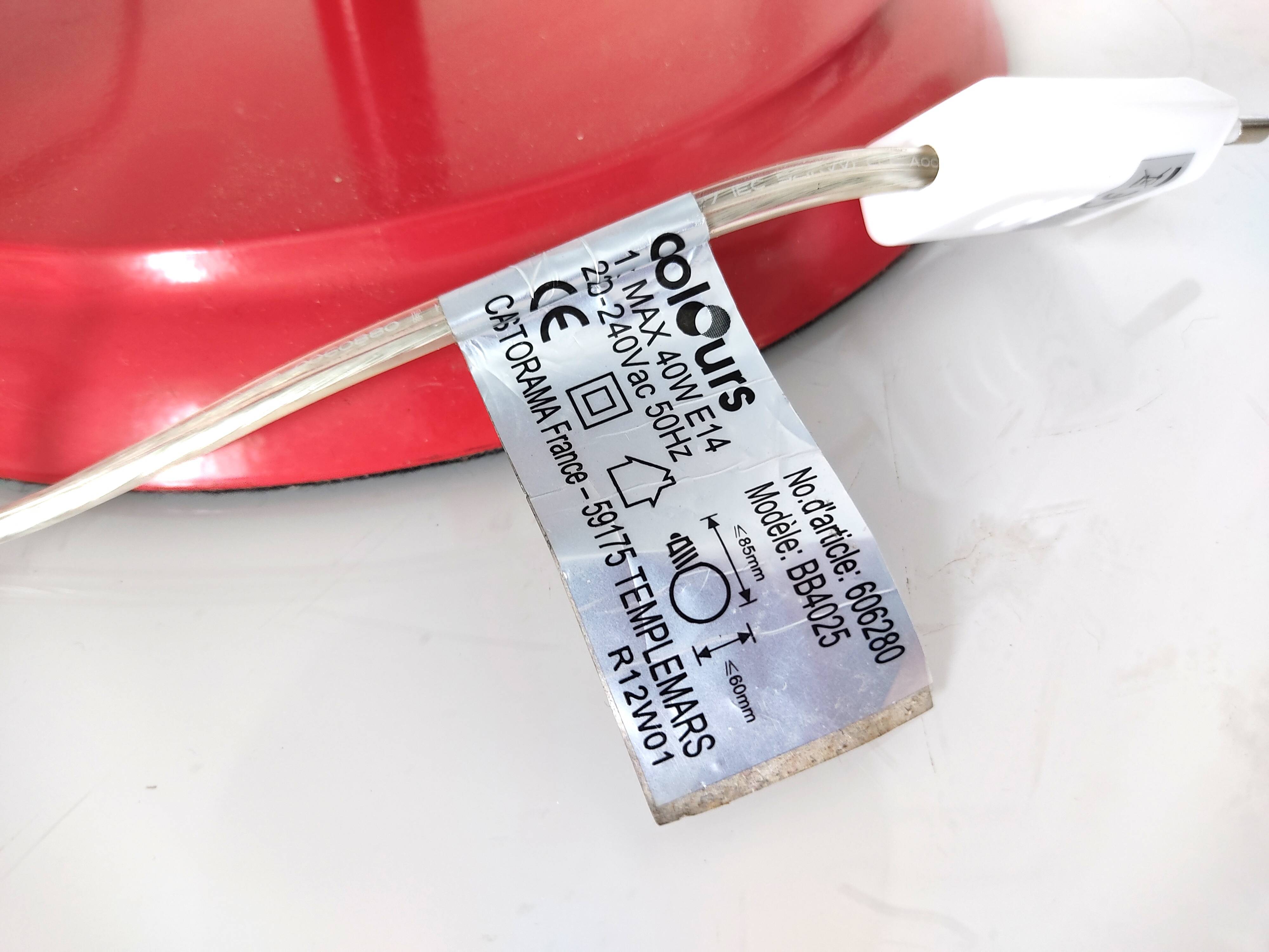 Lampe champignon rouge castorama