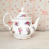 Royal Albert Teapot – Flowers of the Month – Vintage English Porcelain