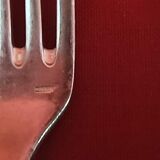 Lot of 12 forks silver metal ercuis