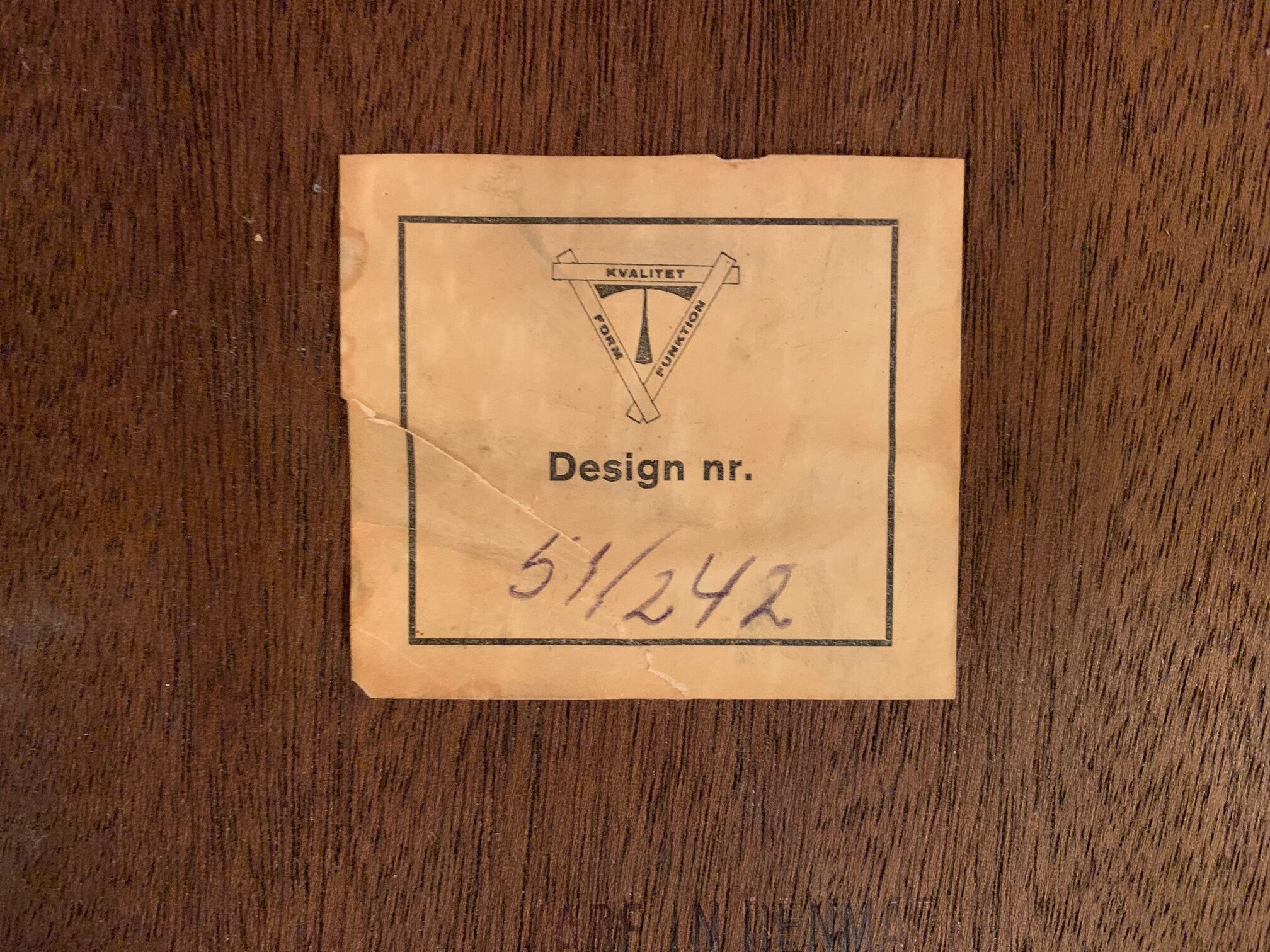 A pair of Kvalitet Form Funktion rosewood side tables Denmark 1960s