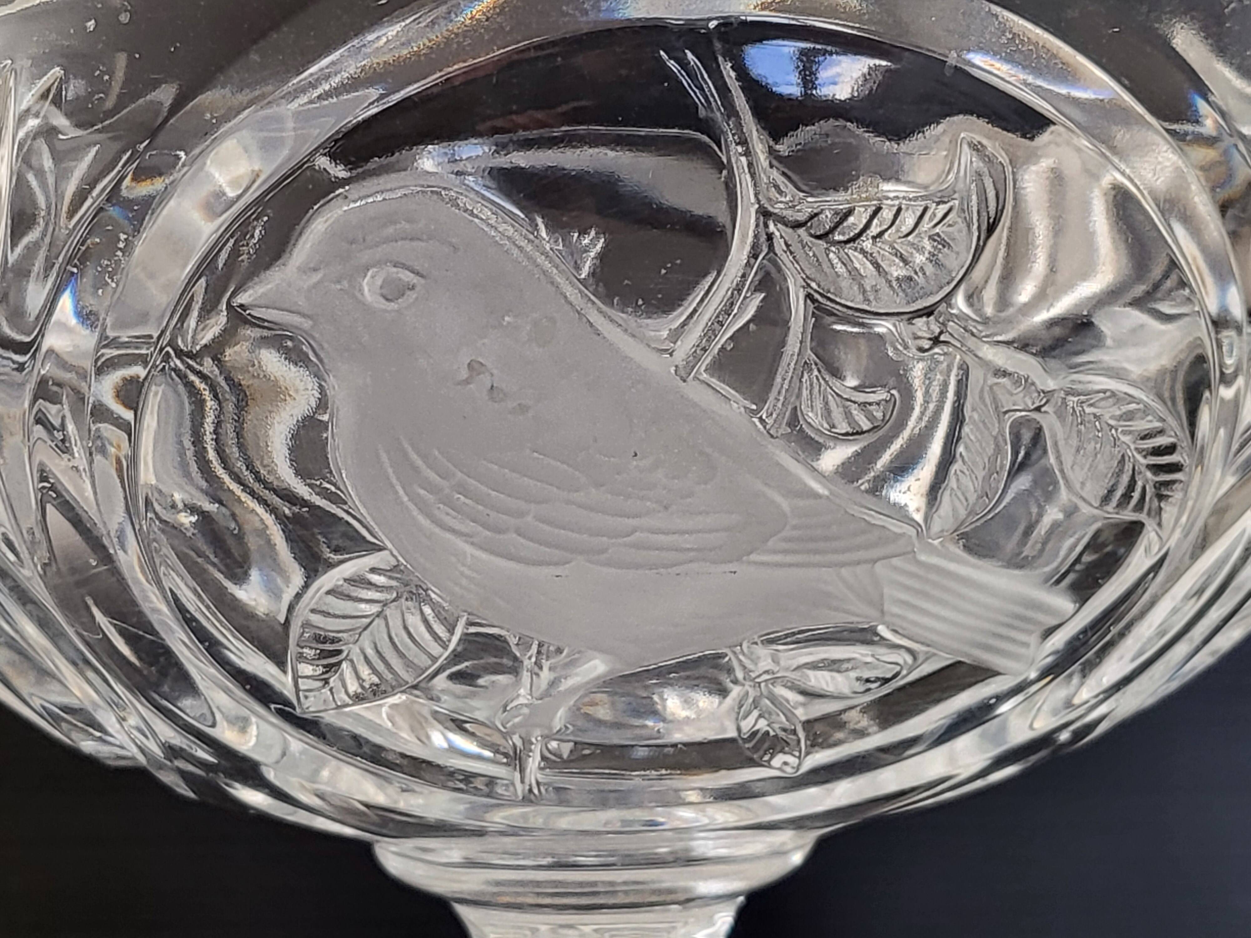 Vintage crystal fruit or candy bowl
