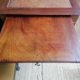 19th century rosewood desk and marquetry decorations