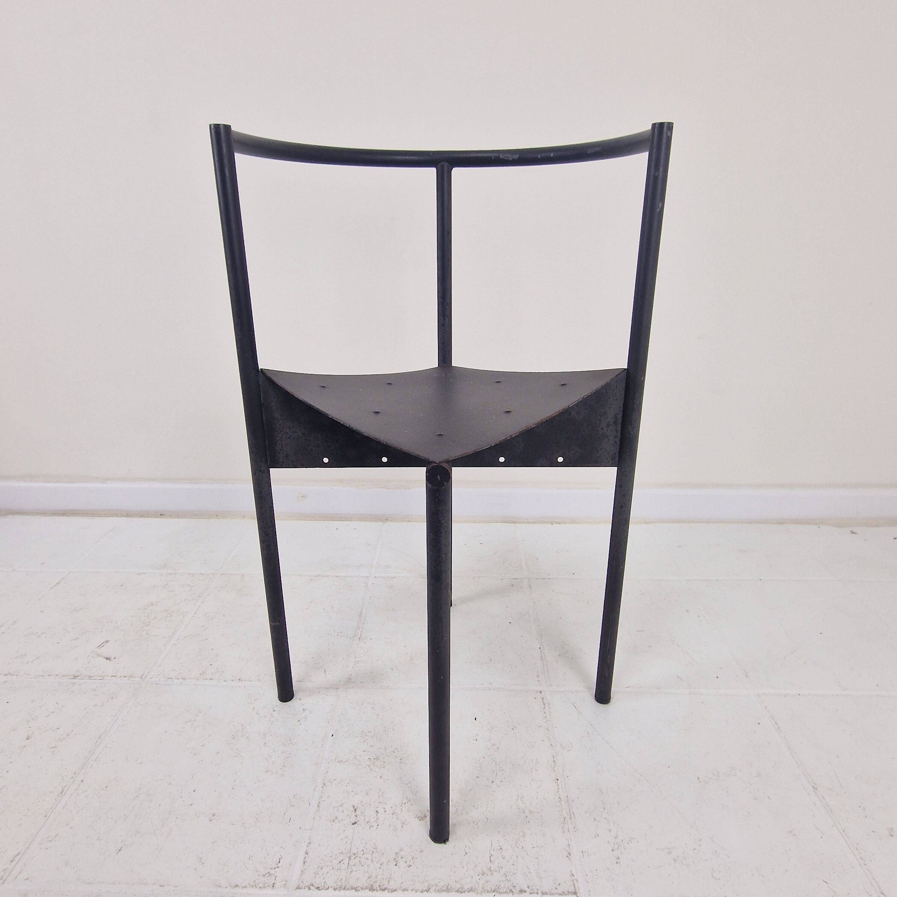 Rare Set of 3 "Wendy Wright" Chairs by Philippe Starck for Disform, 1986