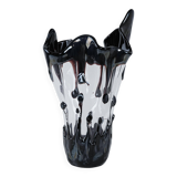 Murano glass vase, Italian design, 1960s, manufactured in Italy