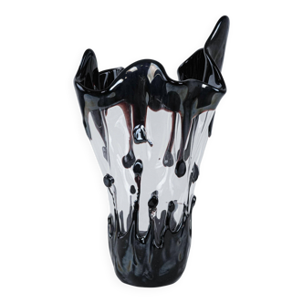 Murano glass vase, Italian design, 1960s, manufactured in Italy