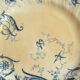 4 plates with dessert earth of iron Gien "Rinceaux"