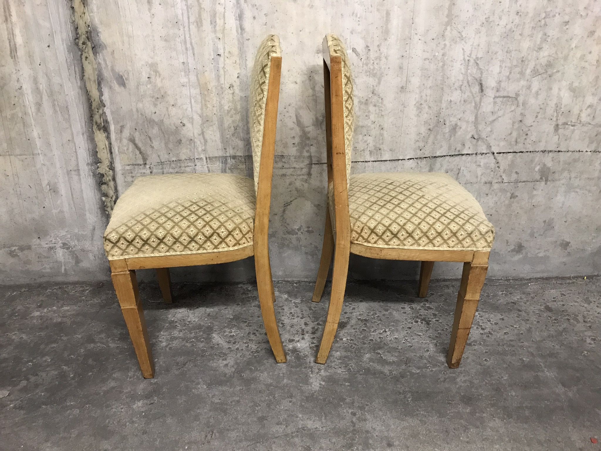 Paire de chaises époque art déco