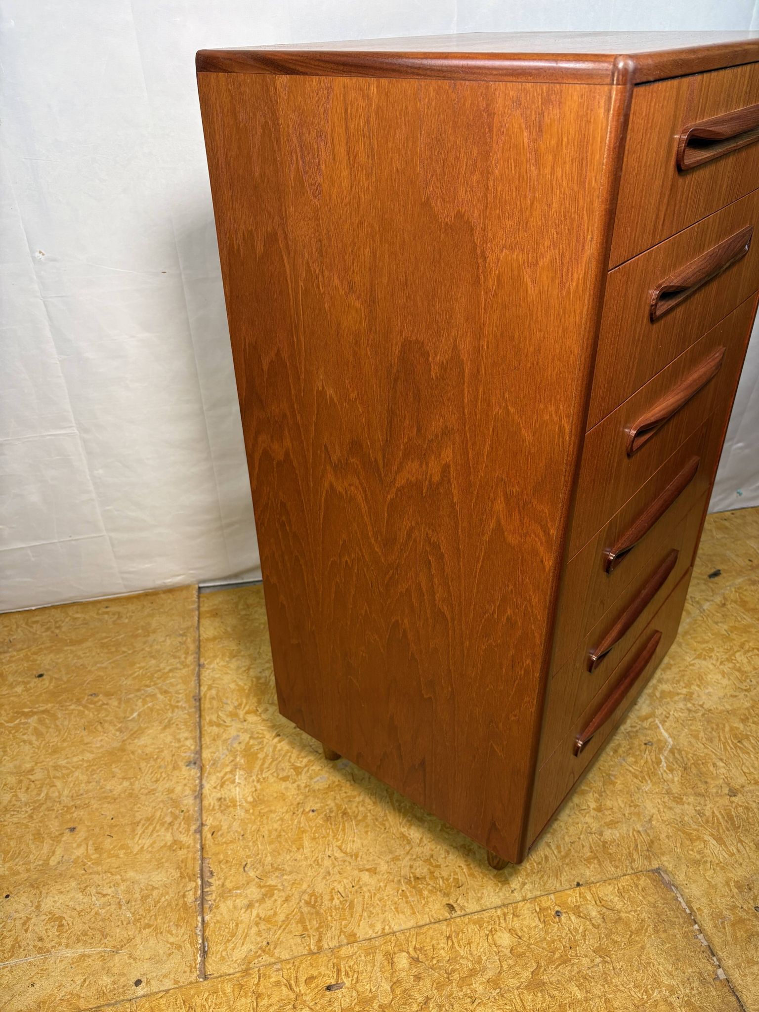 Mid-Century Retro Vintage Teak Tallboy Chest of Drawers by G Plan – Fresco