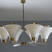 Mid-century chandelier, ceiling light by Josef Hurka, 1960s