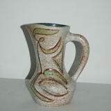Pitcher ceramic vase zoomorphic bird Accolay 1960
