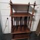 Antique walnut music cabinet