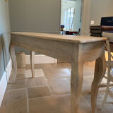 Light oak console