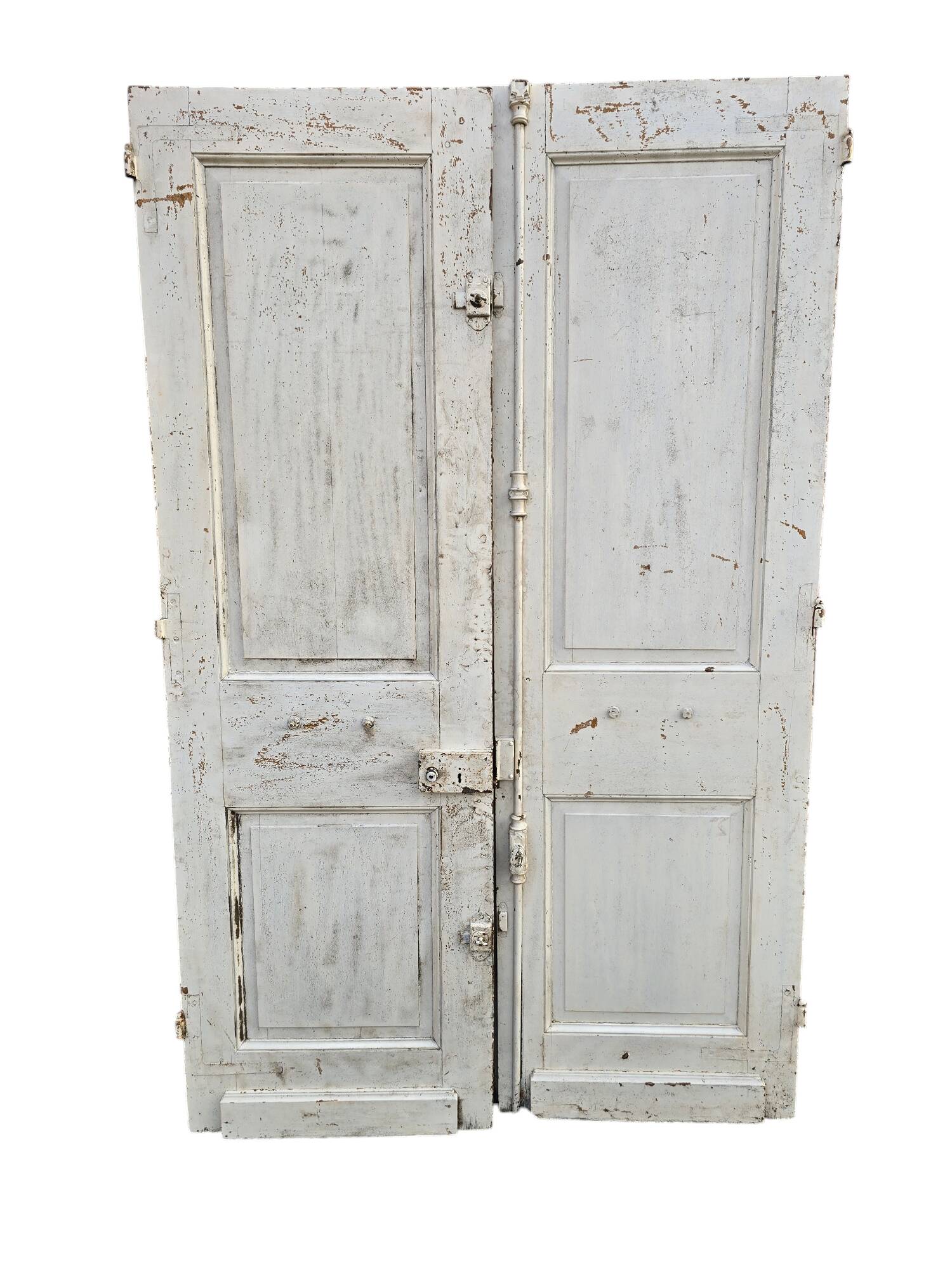 Old double oak front door