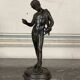 Narcisse, bronze d’après l’antique