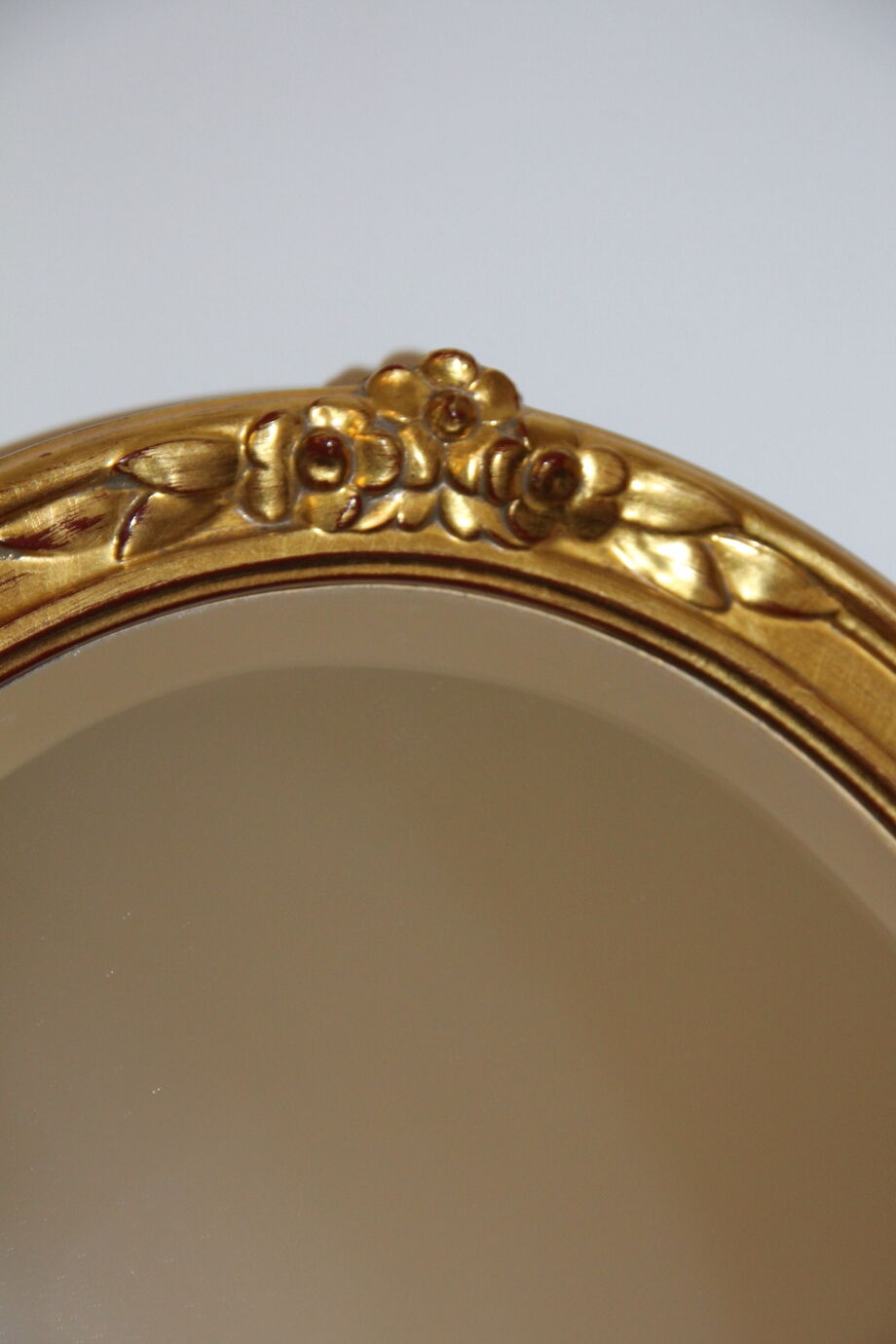 Miroir ovale biseauté 66x46cm