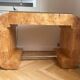 Art Deco Elm Burl Desk