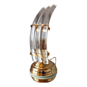 lampe en verre vintage - 1970