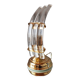 Lampe en verre vintage 1970