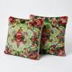 Set of 2 vintage kilim cushion covers 38x43 cm
