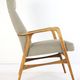 mid century vintage Fauteuil herenmodel 'Duivendrecht beige - opnieuw bekleed
