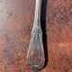 Strawberry spoon or antique Art Nouveau fruit salad in silver metal.