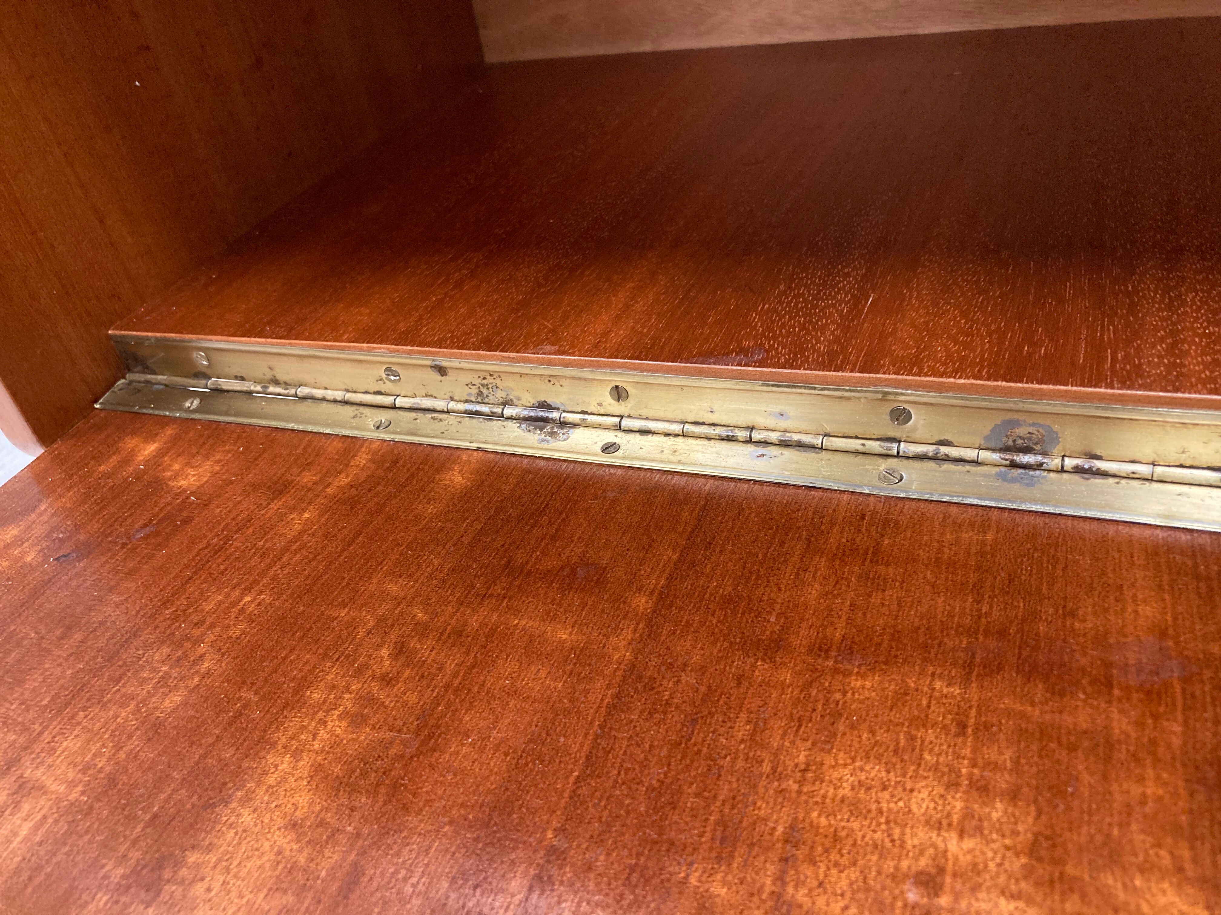 Pair of 1960s bedside tables compass feet