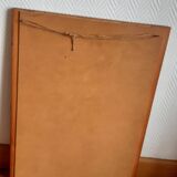 Vintage teak mirror