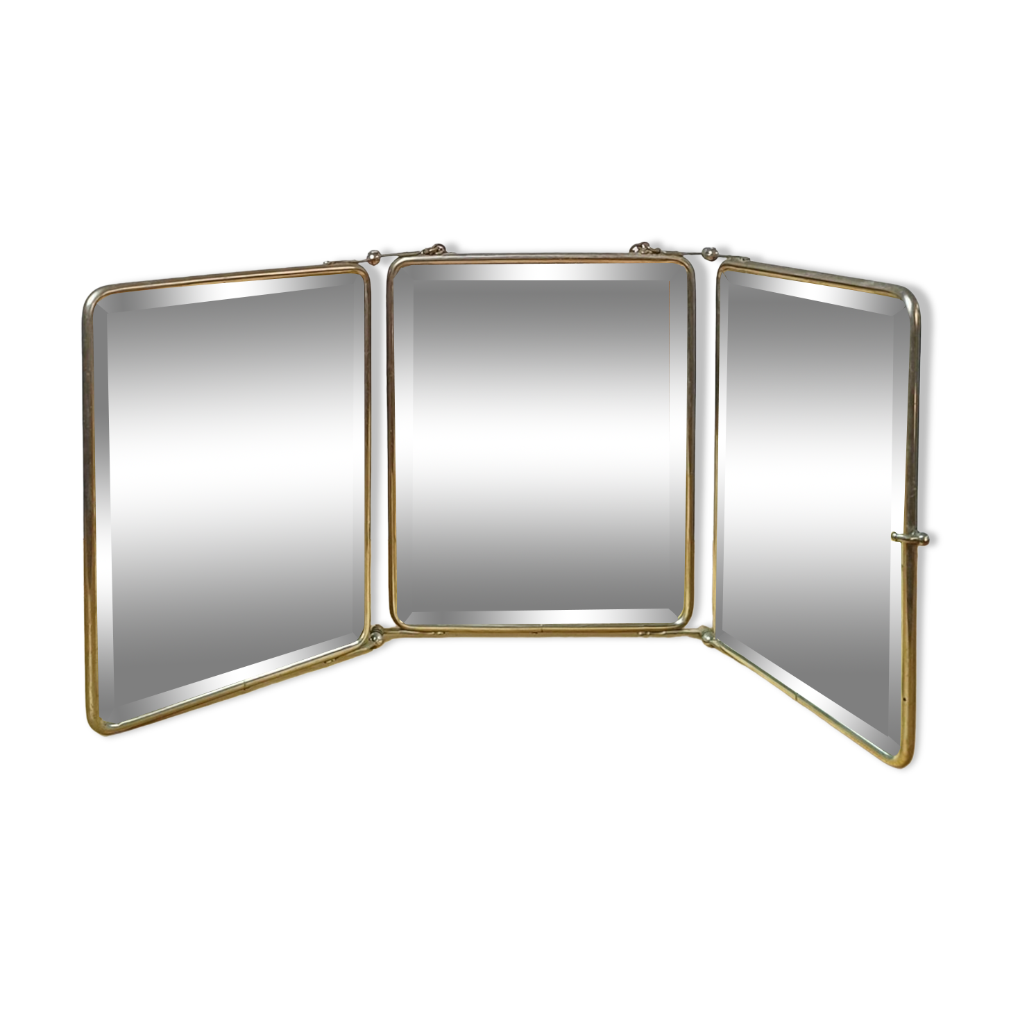 Large triptych mirror