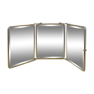 Large triptych mirror