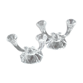 Bougeoirs en cristal