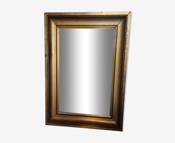 Miroir vintage doré 44 x 31 cm