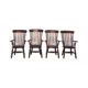 Chaises de ferme victoriennes, royaume-uni, set de 4