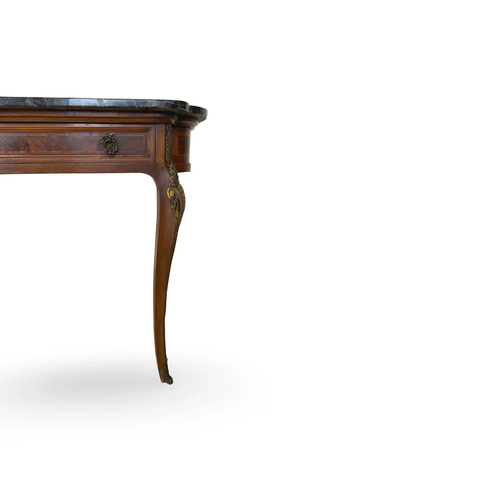 Console Table with Marble Top – 19th Century