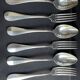 Box of 6 forks and 6 table spoons Christofle “Baguette” collection