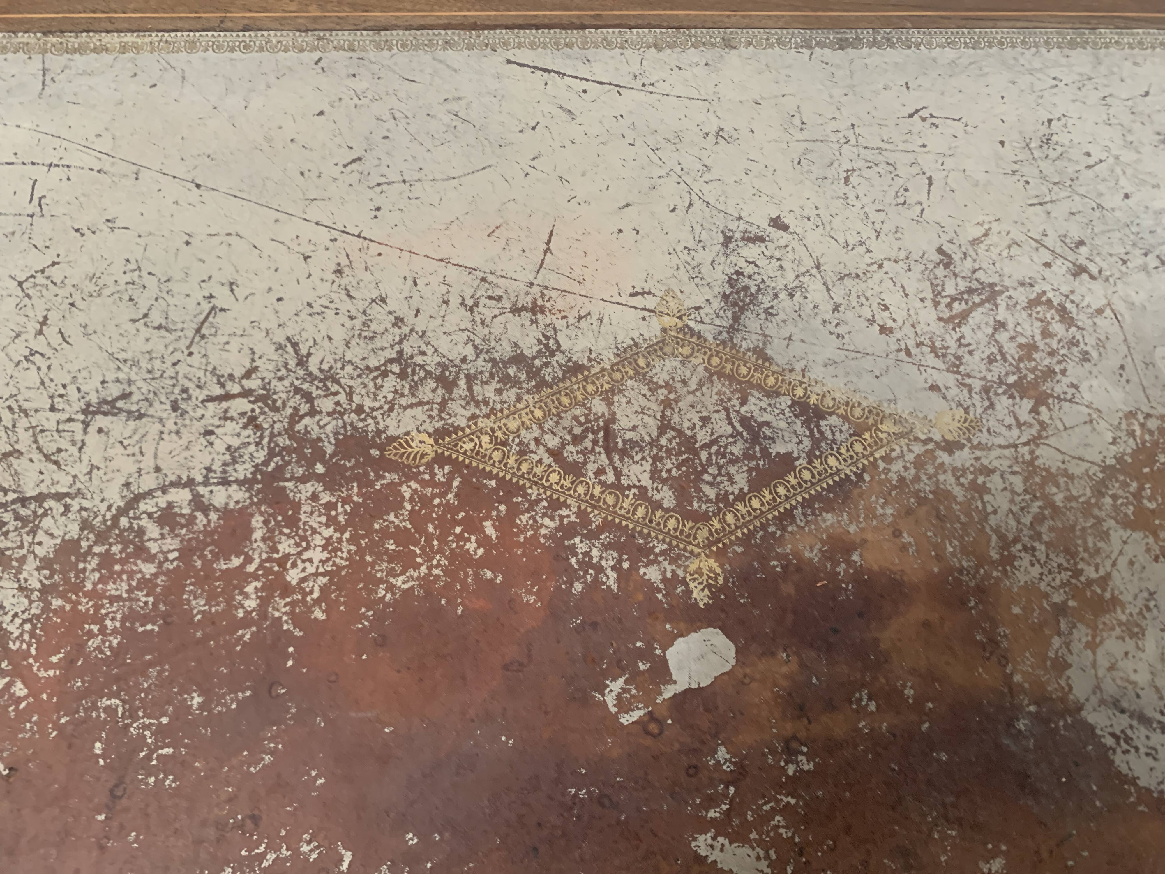 Directoire style desk in mahogany and veneer, 20th century