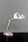 Large Desk Lamp, Chrome, Aluminum and Marble, Modernist Art Deco