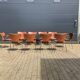 10x Fritz Hansen series 7 Vlinderstoelen in Cognac leather NIEUW!!