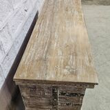Banc - coffre en teck birman
