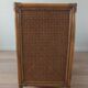 Bamboo and rattan chest of drawers, 70's