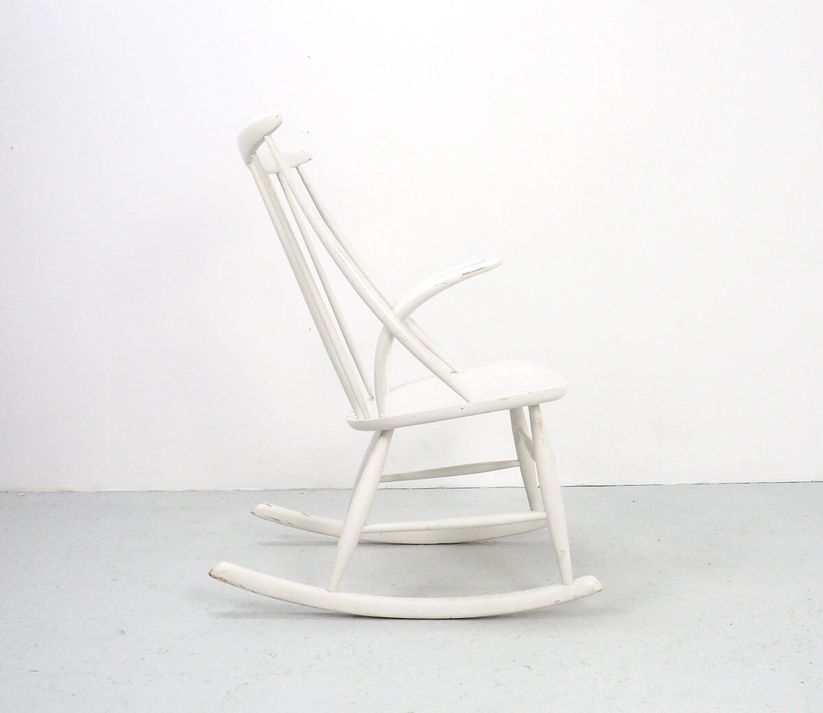 Rocking-chair Illum Wikkelsø IW3, années 1950
