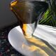 Vase tricolore en cristal soufflé du milieu du siècle par Per Lütken