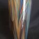 Grand vase balustre en verre de Murano, h - 30 cm.