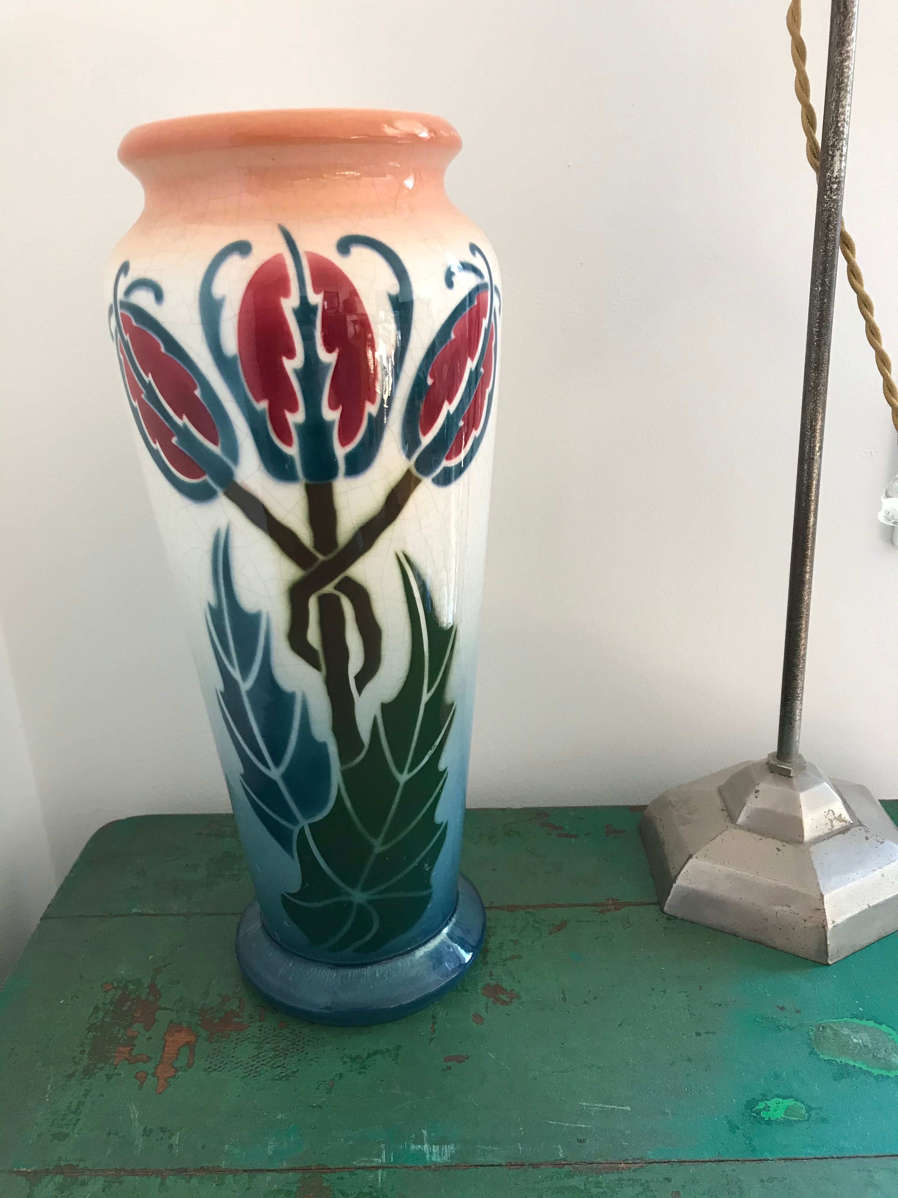 Vase en faïence de Lille