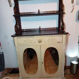 Mahogany sideboard "Napoleon III / Victorian style" from the Baroque period.