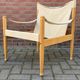 Danish safari chair by Erik Wørts for Niels Eilersen, Denmark 1960s