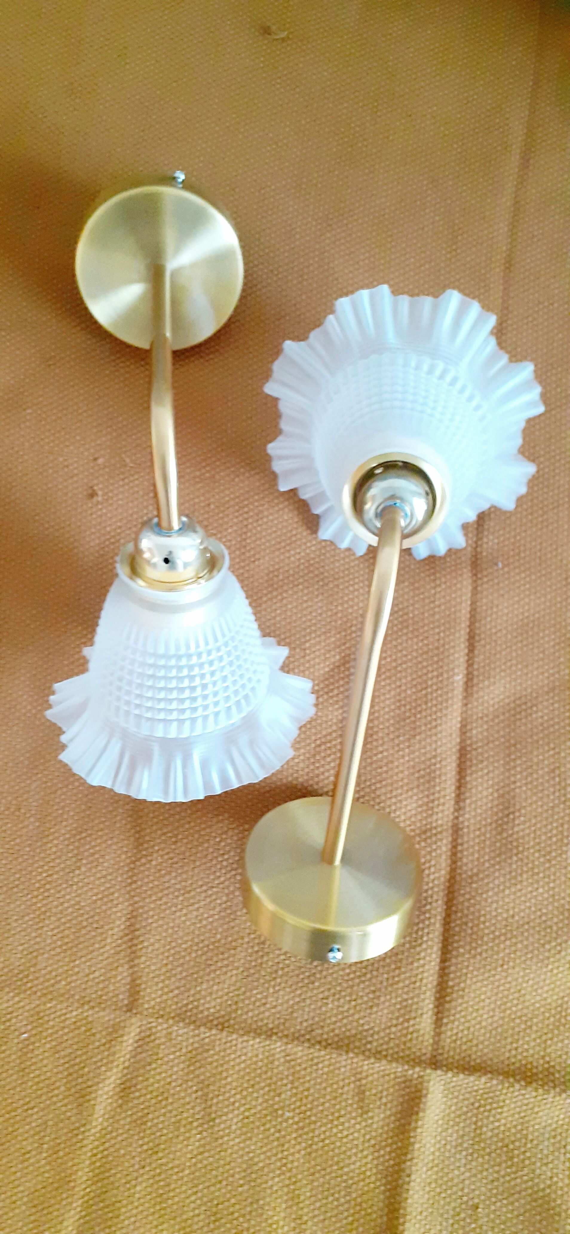 Pair of vintage wall lamps