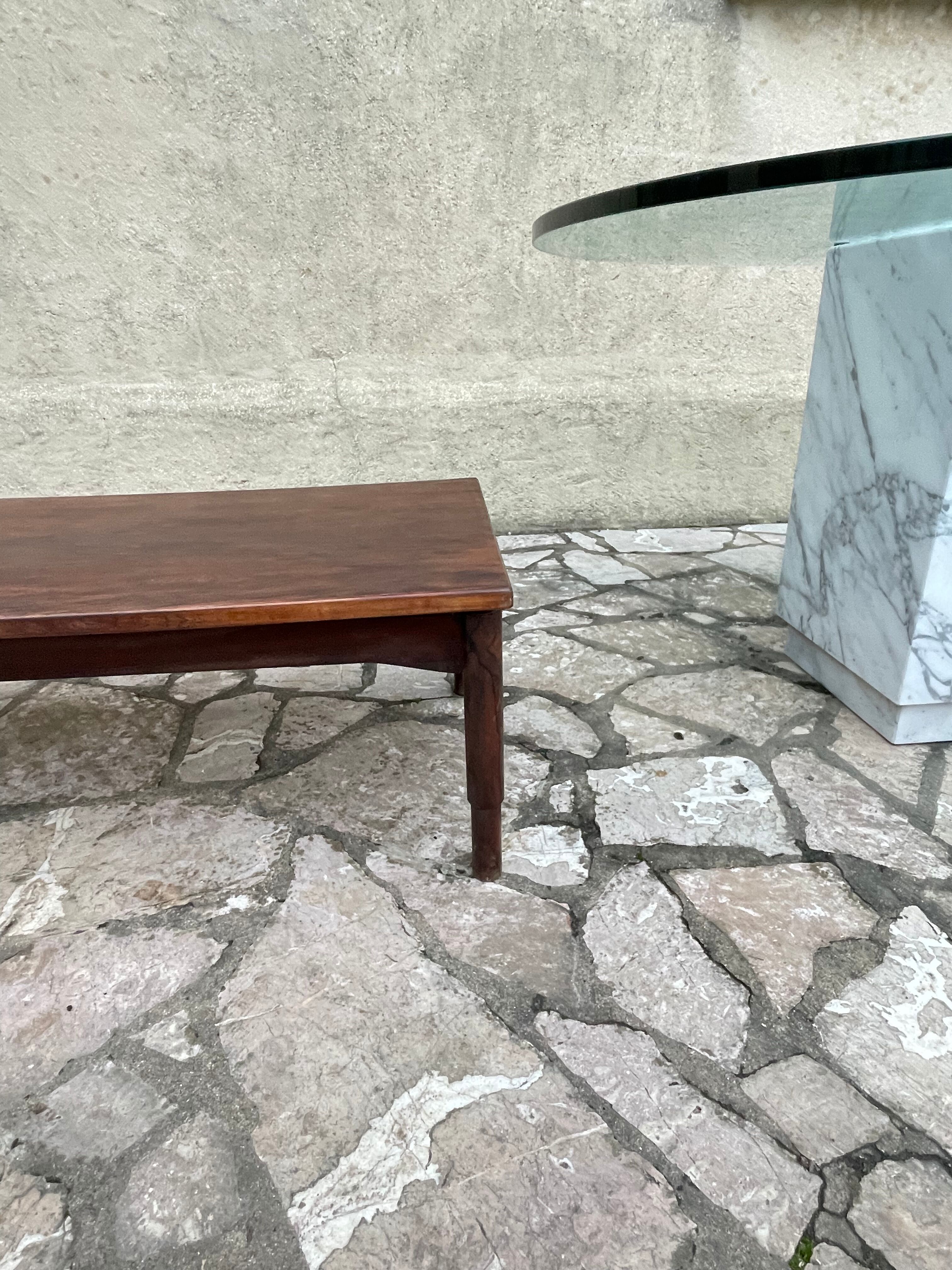 Table basse scandinave en palissandre